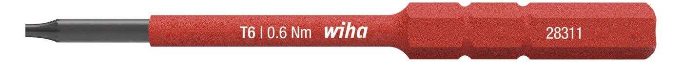 Wiha Wiha 2831 slimBit electric T6x75mm Bit 43141