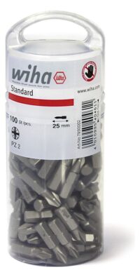 Wiha 7930-005 7012Z PZ2x25mm Bit Set Standard 25mm 40462