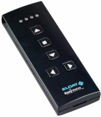 ELDAT RT32E5004-01-22K Handsender Easywave 868 MHz 4-Kan. 4xAuf/Stop/Zu schwarz