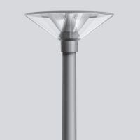 BEGA LED-Aufsatzleuchte 27W 76mm 4000K 84481AK4 3601lm si Konv Alu Kst_tr IP65