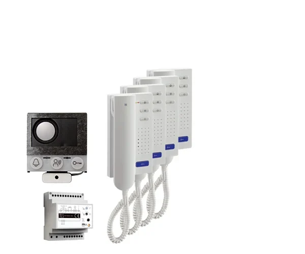 TCS TCS Tür Control audio:pack Einbau für 4 Wohneinheit PAIH040/004