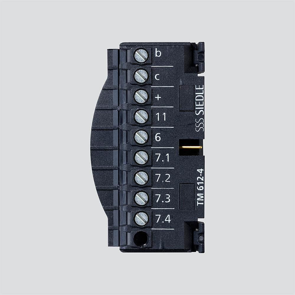 Siedle Siedle&Söhne Klemmblock Schwarz TM 612-4