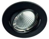 Rutec ALU55352-M ALU-Druckguss Einbaustrahler Schwenkbar für MR-16 - sw