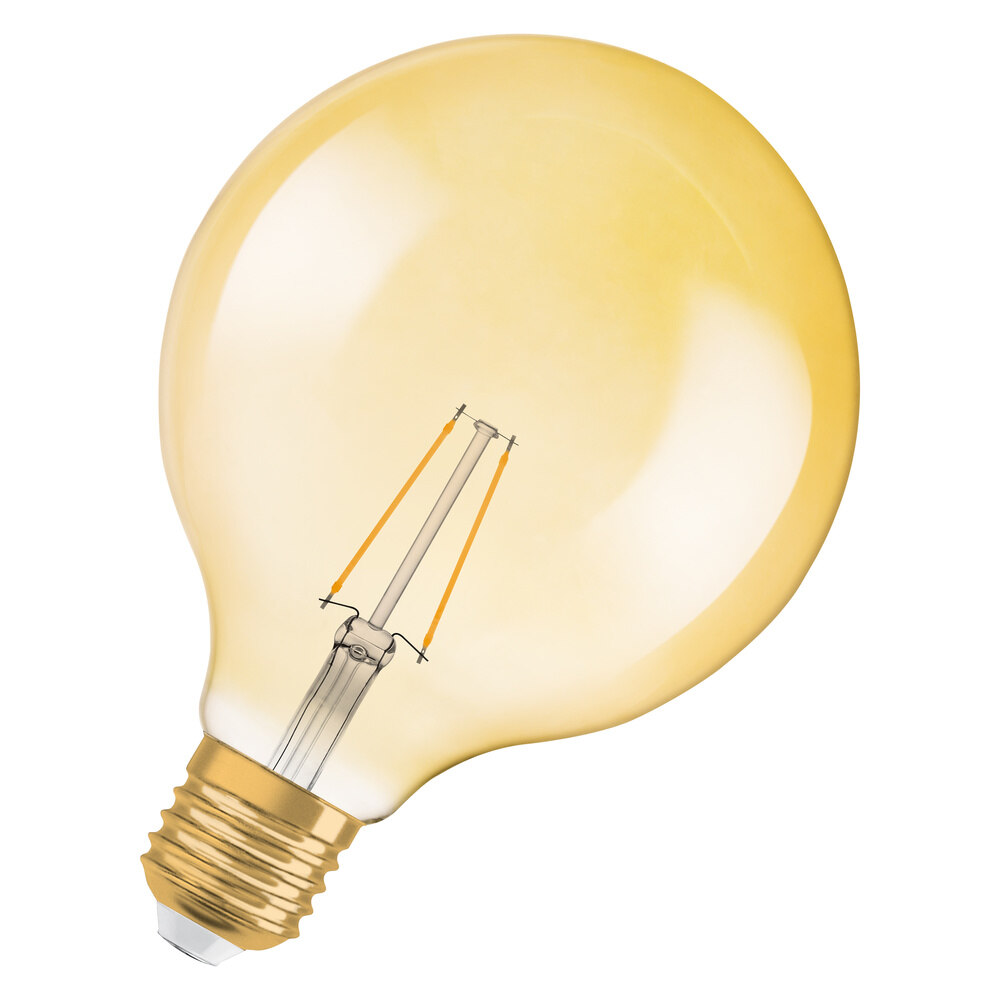 Ledvance Osram Vintage 1906 CL Globe125 2,8W/824 LED-Globelampe E27 GOLD21 200lm (21W)