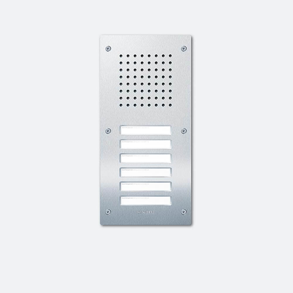Siedle Siedle&Söhne Türstation Audio Classic, Edelstahl, 6 WE CL 111-6 R-02