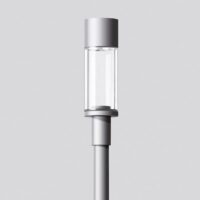 BEGA LED-Aufsatzleuchte 52W 76mm 3000K 84101AK3 6279lm si Konv Alu Kst_tr IP65