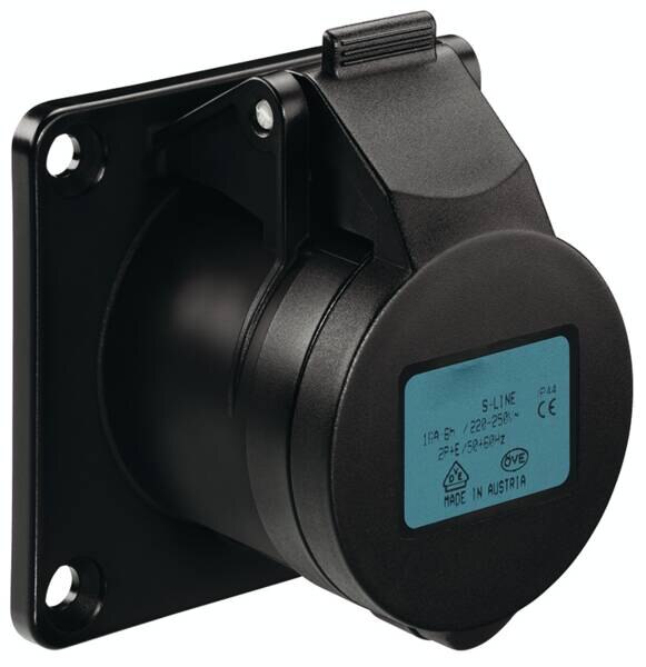 ABL ABL CEE-Anbausteckdose 5-polig 16A 400V/rt 6h F51S30B IP44 Schraubkl ger Kunststoff 70x70mm