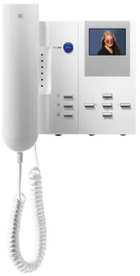 TCS Tür Control Video color Innenstation mit Hörer 4+5 Taste IMM1300-0140