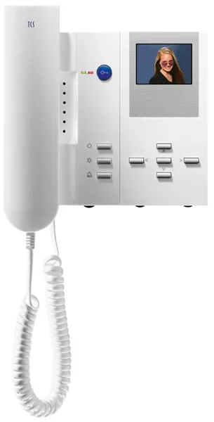TCS TCS Tür Control Video color Innenstation mit Hörer 4+5 Taste IMM1300-0140