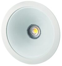 Rutec 21091NWD LED-Downlight CYRA XL,230V,18/24W,IP20,4000K,CRI80,RAL9010