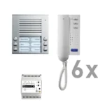 TCS Tür Control audio:pack PES06 ISH3030 6Tasten Aufputz PAAH062/001