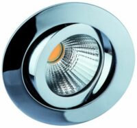 Rutec ALU57344UWWOK LED-Einbaustrahler schwenk.,rund,350mA,8W,IP20,2700K,CRI90