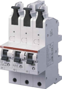ABB Stotz S&J Hauptsicherungsautomat mit Schienenadapter S751/3-E25