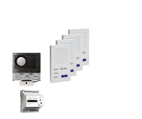 TCS TCS Tür Control audio:pack Einbau für 4 Wohneinheit PAIF040/004