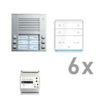 TCS Tür Control audio:pack PES06 ISW5010 6Tasten Aufputz PAAF062/003