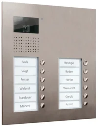 TCS Tür Control Video color Außenstation V PUK 12 Tasten 2-spal AVU15120-0030