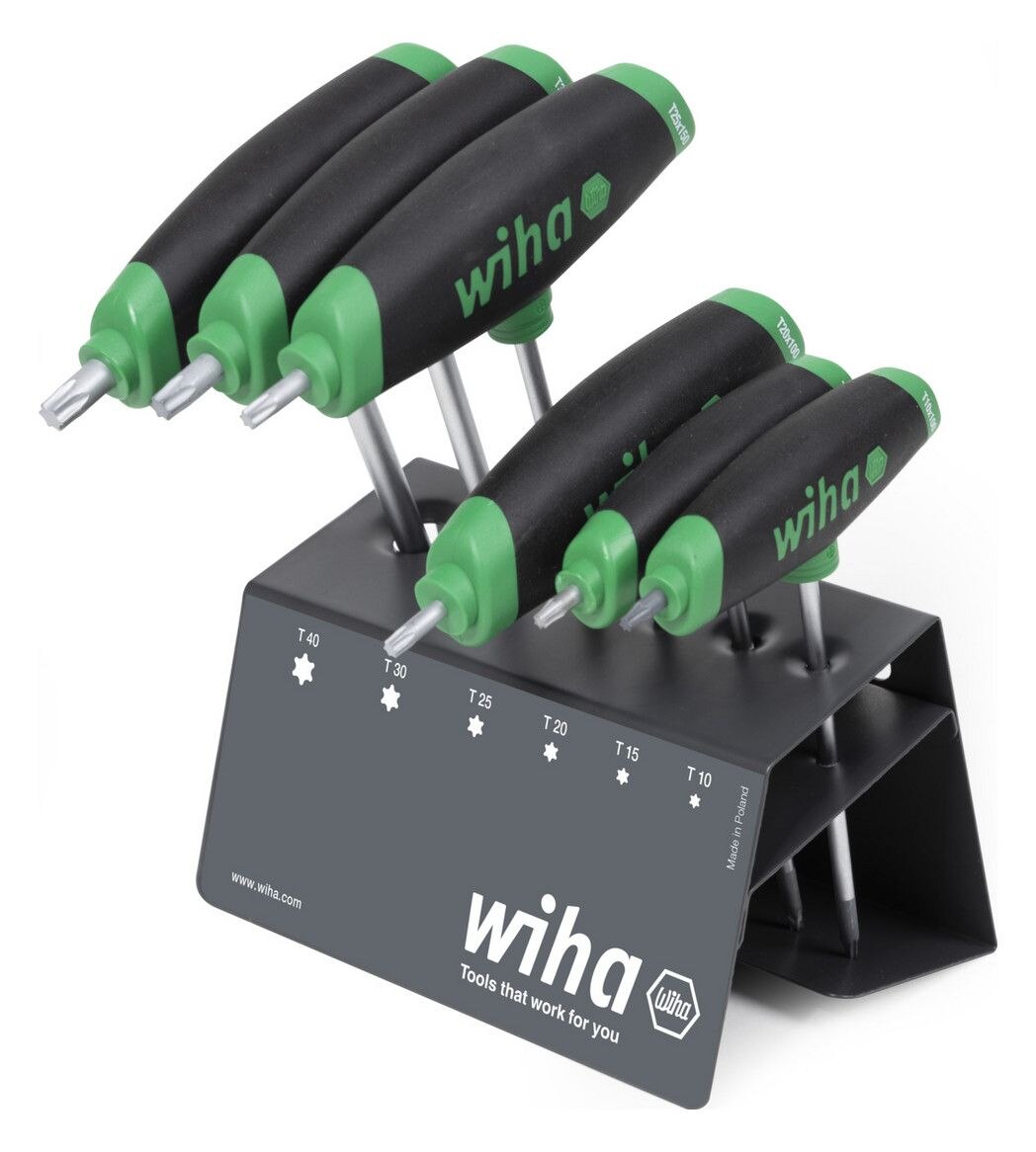 Wiha 45623 Stiftschlüssel mit Quergriff Set ComfortGripTORX® 7-tlg m 45623
