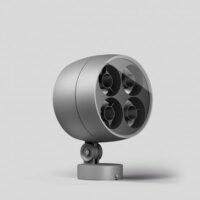 BEGA LED-Anbaustrahler 114W Konv DALI si 85128AK3 1LED 3000K ws 6158lm si mt Alu