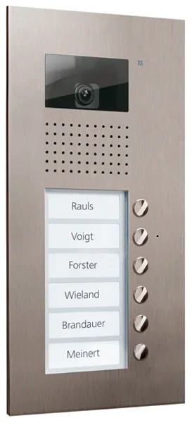 TCS TCS Tür Control Video color Außenstation V PUK 6 Tasten 1-spalt AVU14060-0030