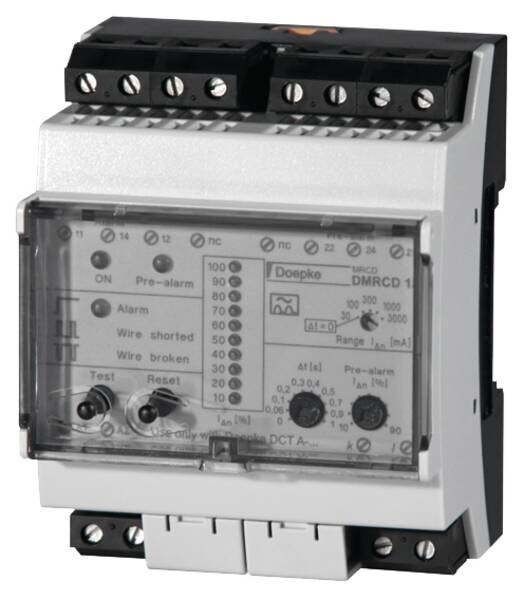 Doepke DOEPKE FI-Meldeeinrichtung 85-264V AC 2W DMRCD 1 A für gem Netz 0,03-3mA