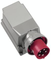 ABL CEE-Aufbaugerätestecker 4-polig 125A 7h G44S55 500V/schwarz IP67 Schraubkl ger Kunststoff