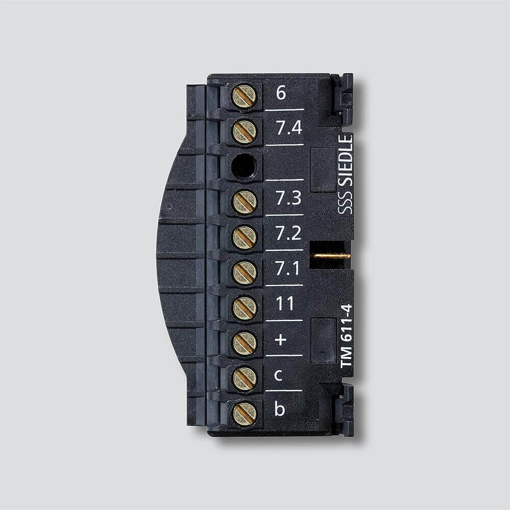 Siedle Siedle&Söhne Klemmblock Schwarz TM 611-4