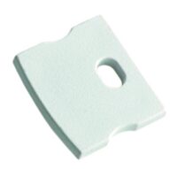 Rutec 65536 Endkappe Einspeisung white RAL9016