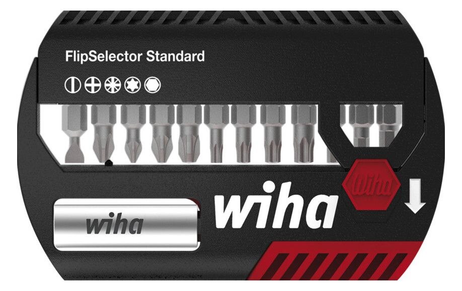Wiha 7947-999 Bit Set FlipSelector Standard 25mm 39078