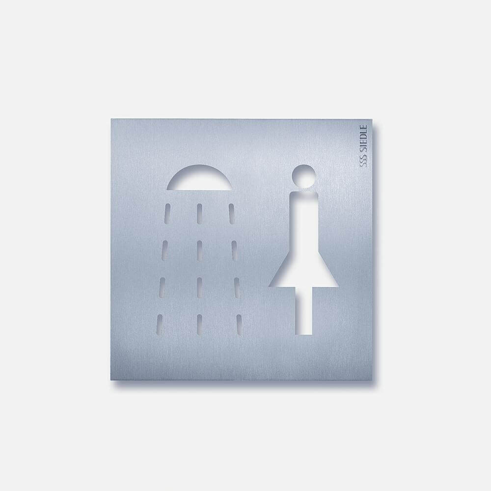 Siedle Siedle&Söhne Orientierungsschild 154x154mm Dusche Dam OSP 0014
