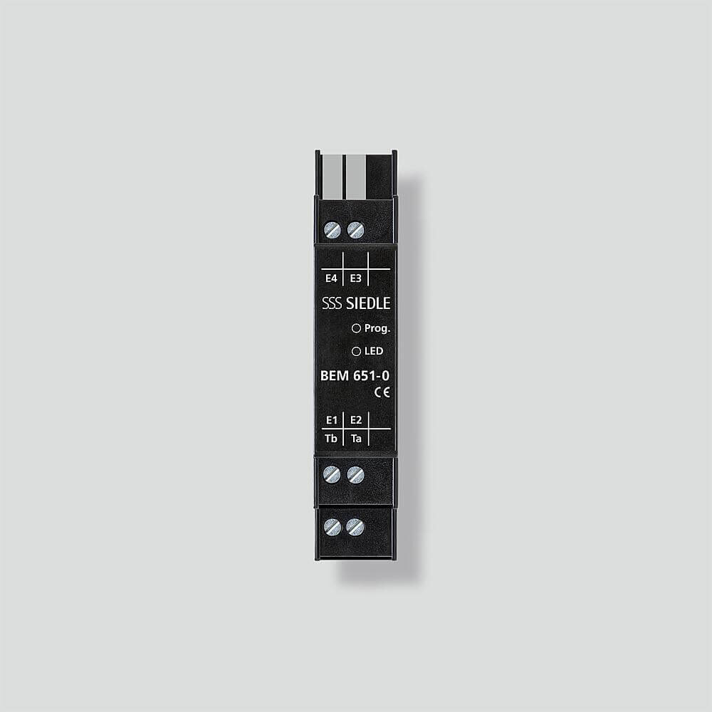 Siedle Siedle&Söhne Bus-Eingangs-Modul Schwarz Hutschiene BEM 651-0