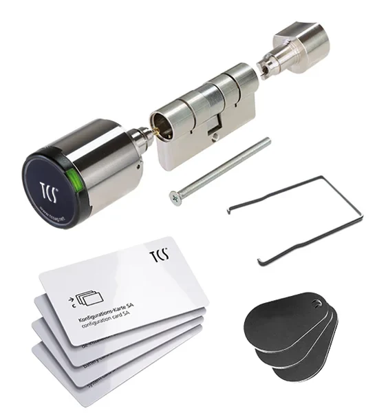 TCS TCS Tür Control Elektronisch Knaufzylinder IP55 Set 55/55 811-003-5555