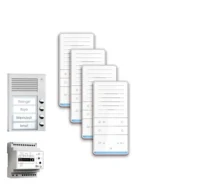 TCS Tür Control audio:pack Aufputz für 4 Wohneinheiten mit Außenstation PAK PAAF041/001