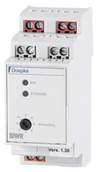 DOEPKE Zentralsteuerung 1kan Reiheneinbaugerät IP20 SI WR Windsensor 2TE 35x85x64mm