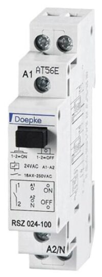 DOEPKE Stromstoßschalter 24VAC 1TE 16A RSZ 024-100 24V Reiheneinbaugerät mech Zentr