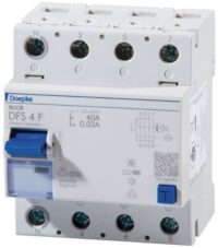 DOEPKE FI-Schutzschalter F 4-polig 400V 40A DFS4 040-4/0,03-F 0,03A 4TE Reiheneinbaugerät 10kA