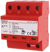 Dehn Kombi-Ableiter TT- und TN-S-Systeme DSH TT 255