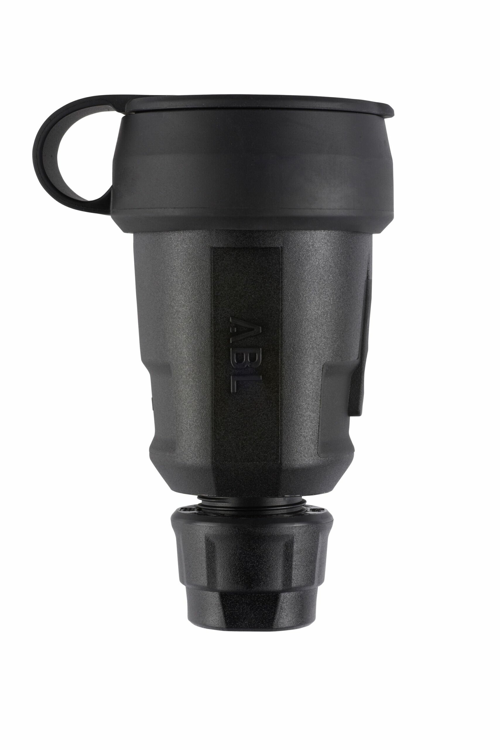 ABL ABL Schutzkontaktkupplung Kunststoff IP44 ger 1580 schwarz Schraubkl