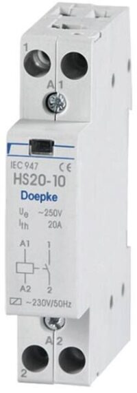 DOEPKE Installationsschütz 20A 230V/AC HS 1-230AC/20-10 440V/AC 1S 1500W/AGL