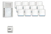 TCS Tür Control pre:pack Audio Aufputz 12 Wohneinheiten mit Außenstation PES PPAF12-EN/01