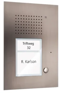 TCS Tür Control Audio Außenstation PUK 1 Taste 1spaltig Unterputz ed PUK01/1-ES