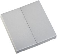 ELDAT RTS23-ACC-01-25P2 Wippe EIN/AUS 2x Format 55 alu-lackier für Wandsender RTS23