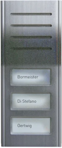 TCS Tür Control Audio Außenstation 3Tasten 1-reih Aufputz si ASX13003-0010