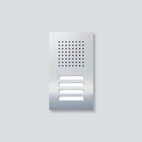 Siedle&Söhne Audio-Türstation Classic 6+n, 4RT, Edelstahl gebürs F CL A 04 R-0