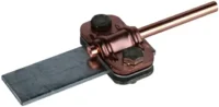 Dehn Zweimetall UNI-Trennklemme Cu-St/tZn Rd8-10Fl30 ZMTK810FL30CUSTTZN