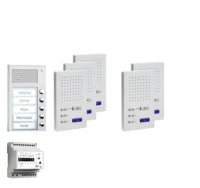 TCS Tür Control Paketlösung Aufputz 5 Wohneinheiten z hörerl Freisprech. PPAF05-EN/02