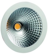 starr rund 1200mA 50W IP40 3000K CRI80- weiss NINQITA COB LED-Einbaustrahler