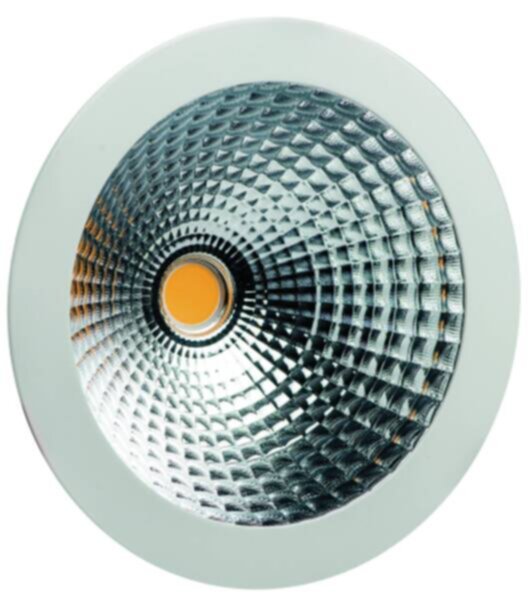 Rutec starr rund 1200mA 50W IP40 3000K CRI80- weiss NINQITA COB LED-Einbaustrahler