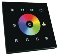Rutec 80500 DMX Touchpanel 1 ZONE RGBW Glas - schwarz