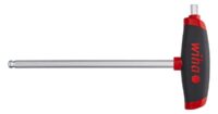 Wiha 45458 Stiftschlüssel mit Quergriff ComfortGrip 6kant-Kugelkopf 45458