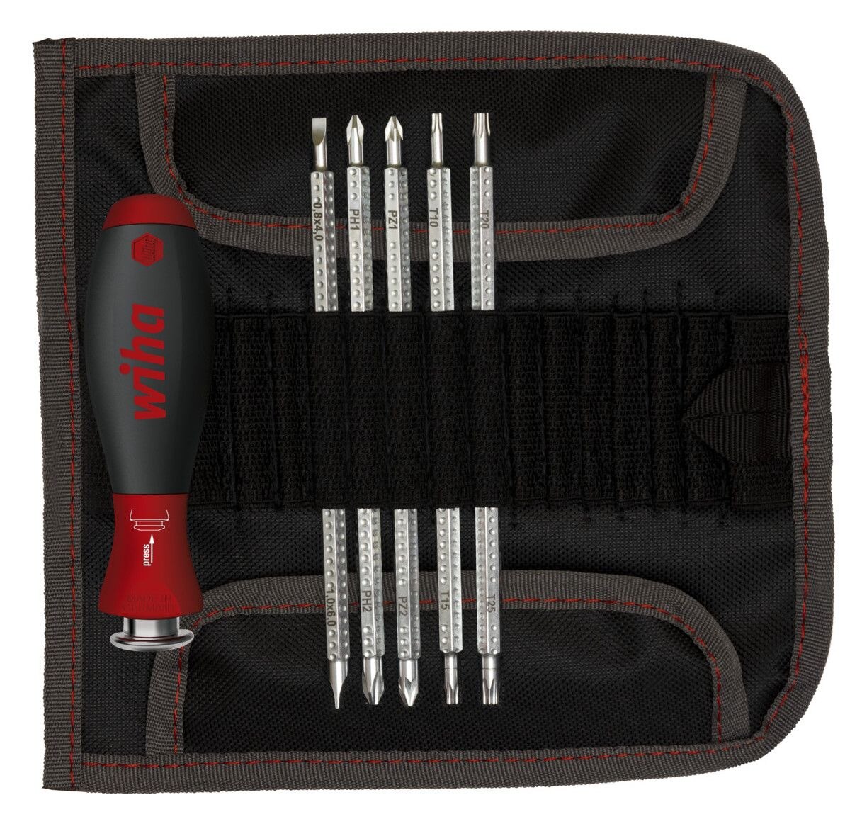 Wiha Wiha 281T601 SYSTEM 6 Set Schraubendreher mit Wechselklingen 32298